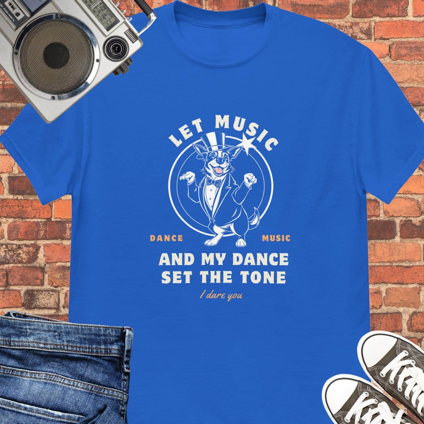 let music set the tone tee || Happiness and Music Merch