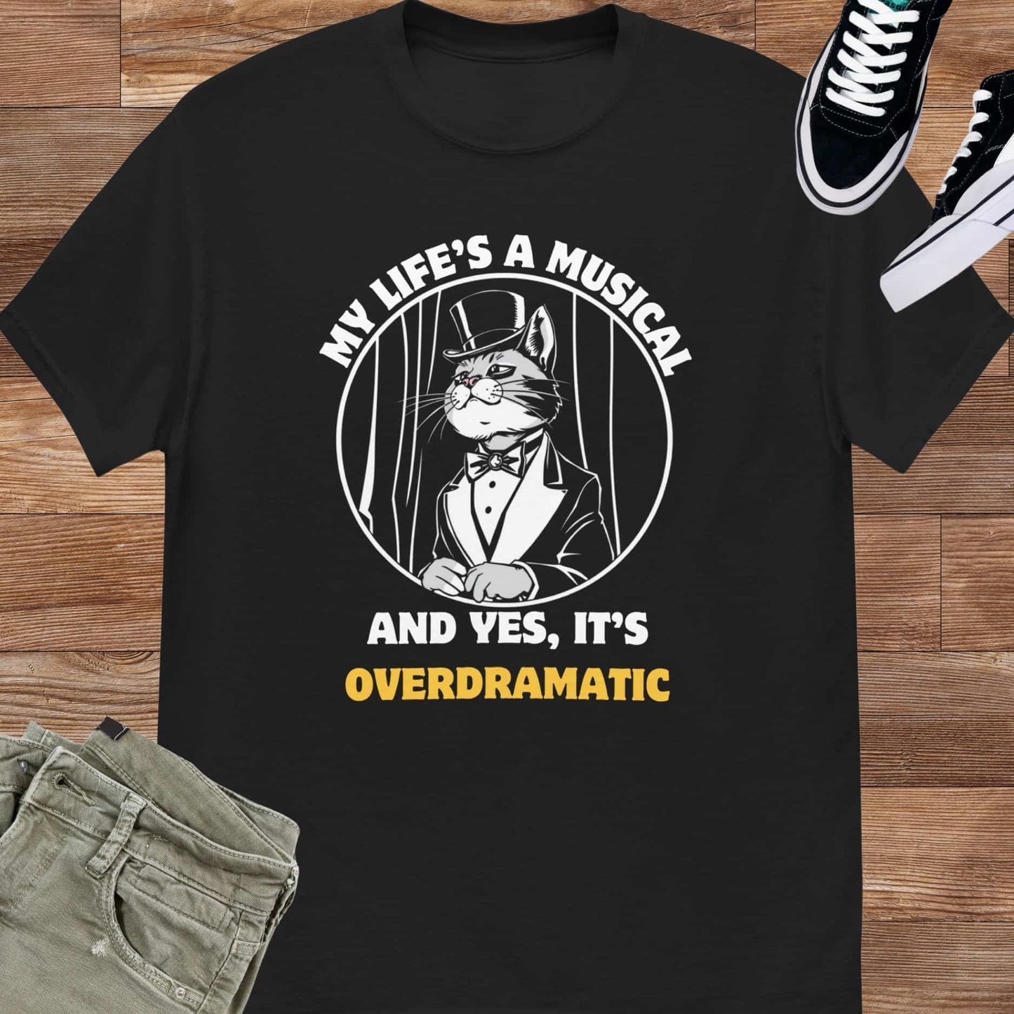 My Life’s a Musical Unisex tee || Happiness and Music Merch