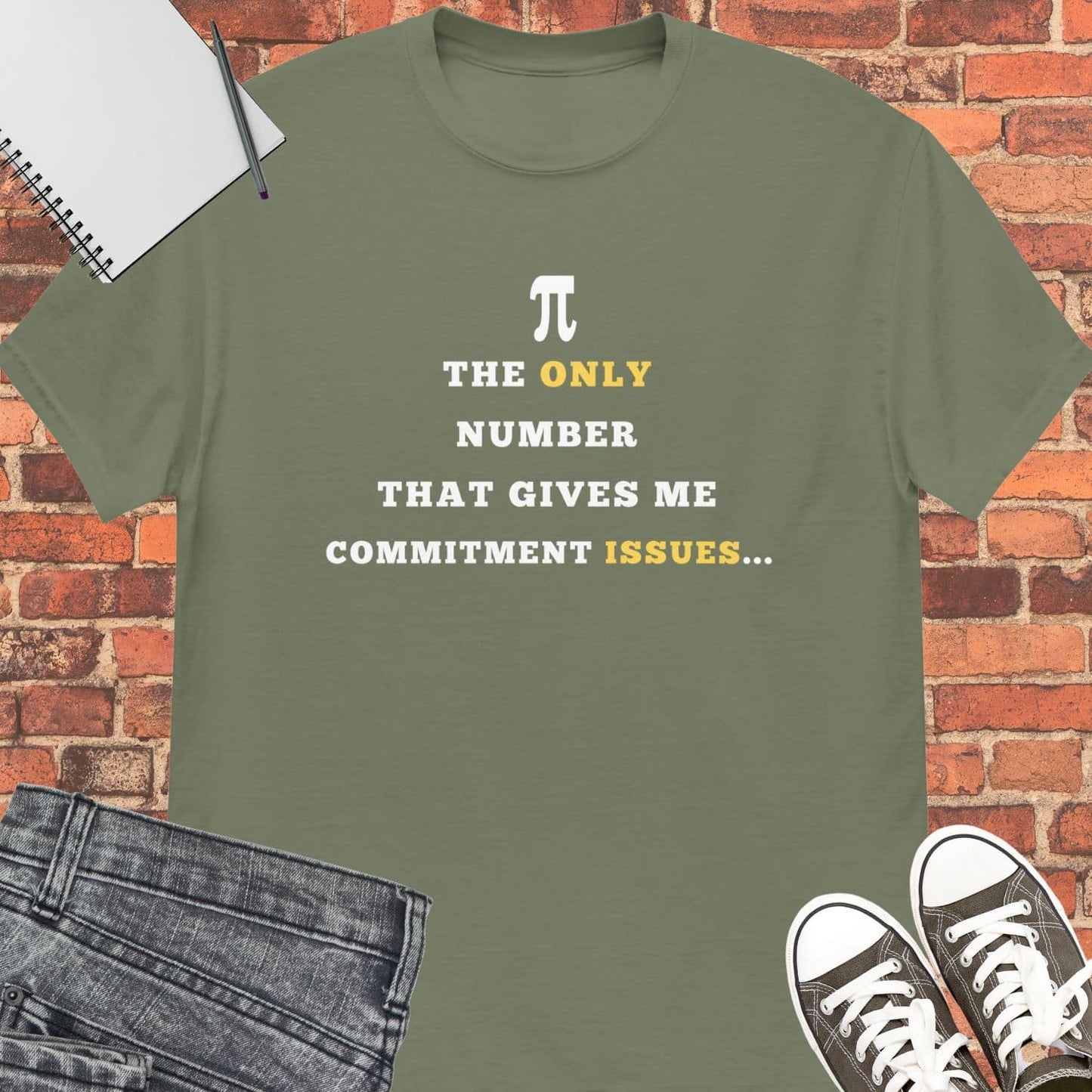 Pi the Only Number Unisex tee || Happiness and Music Merch