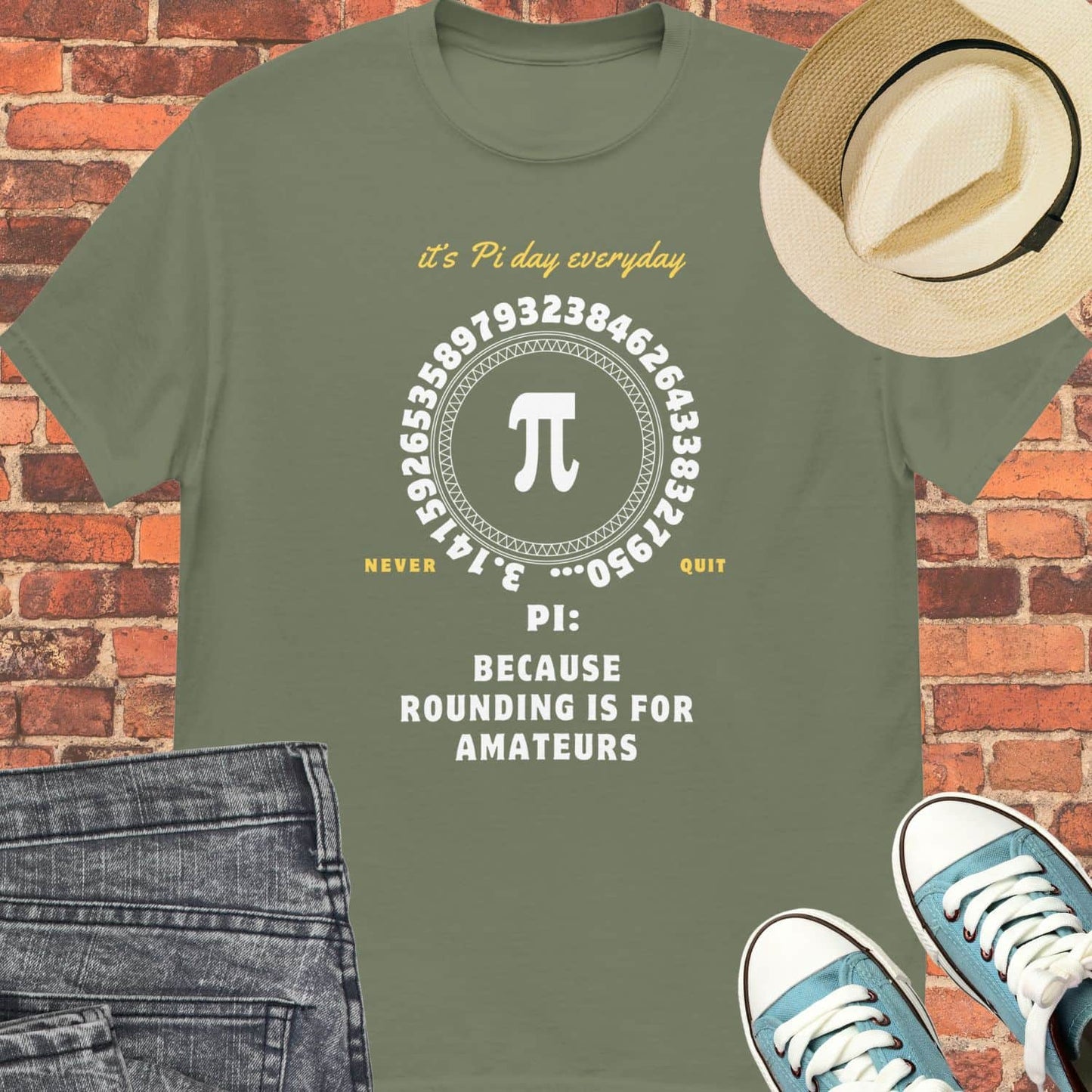 Pi Day Every Day Unisex tee || Happiness and Music Merch