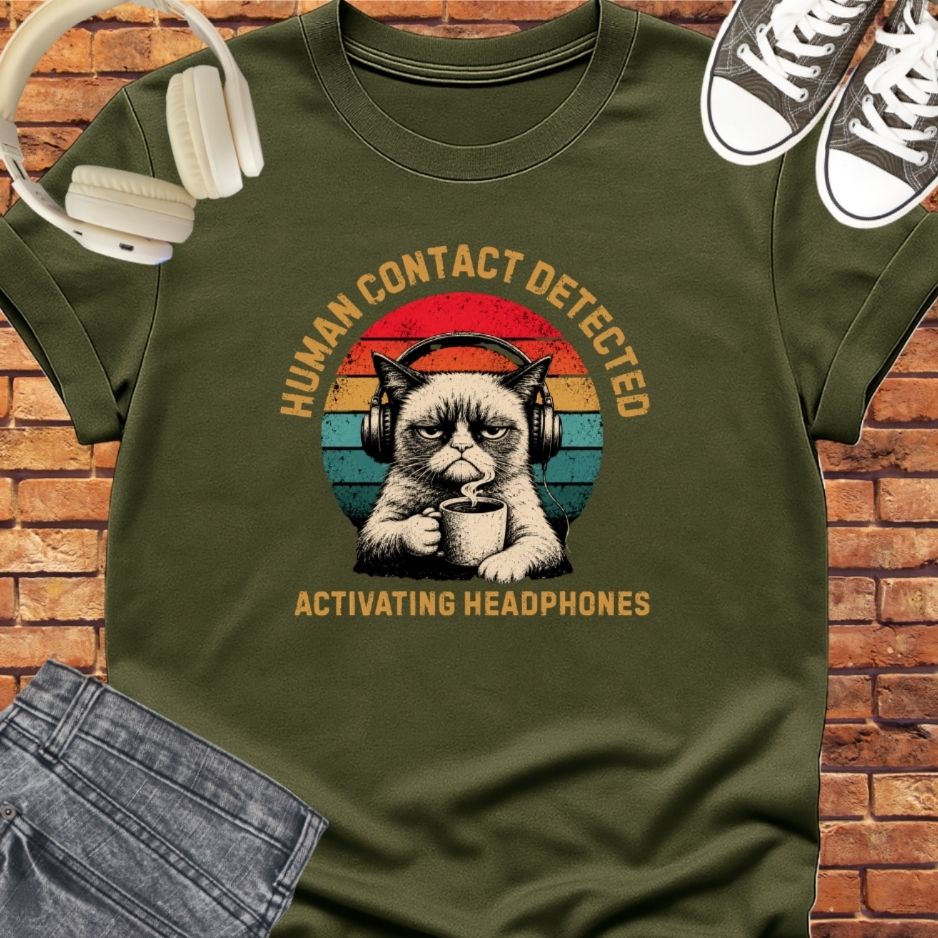 contact detected tee 1 || Happiness and Music Merch
