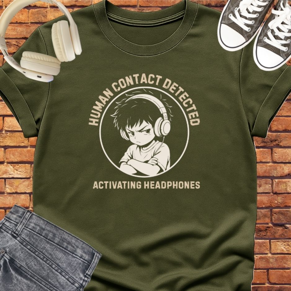 contact detected tee 3|| Happiness and Music Merch
