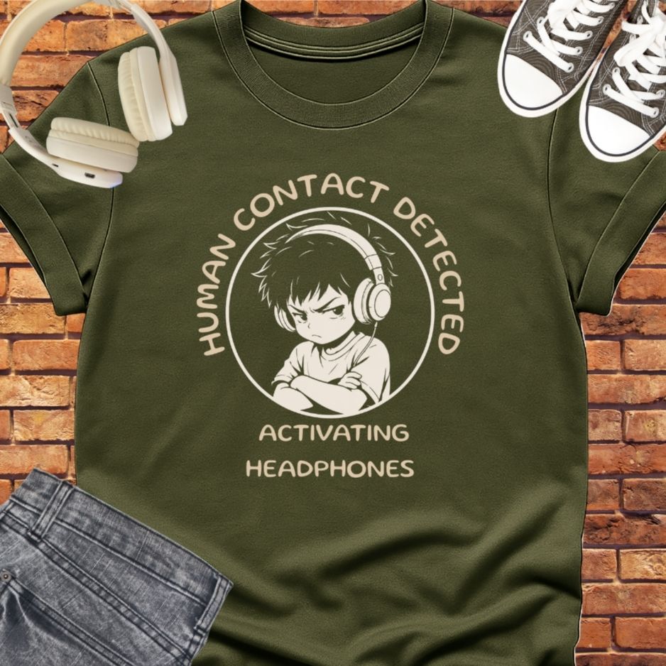 contact detected tee 4|| Happiness and Music Merch