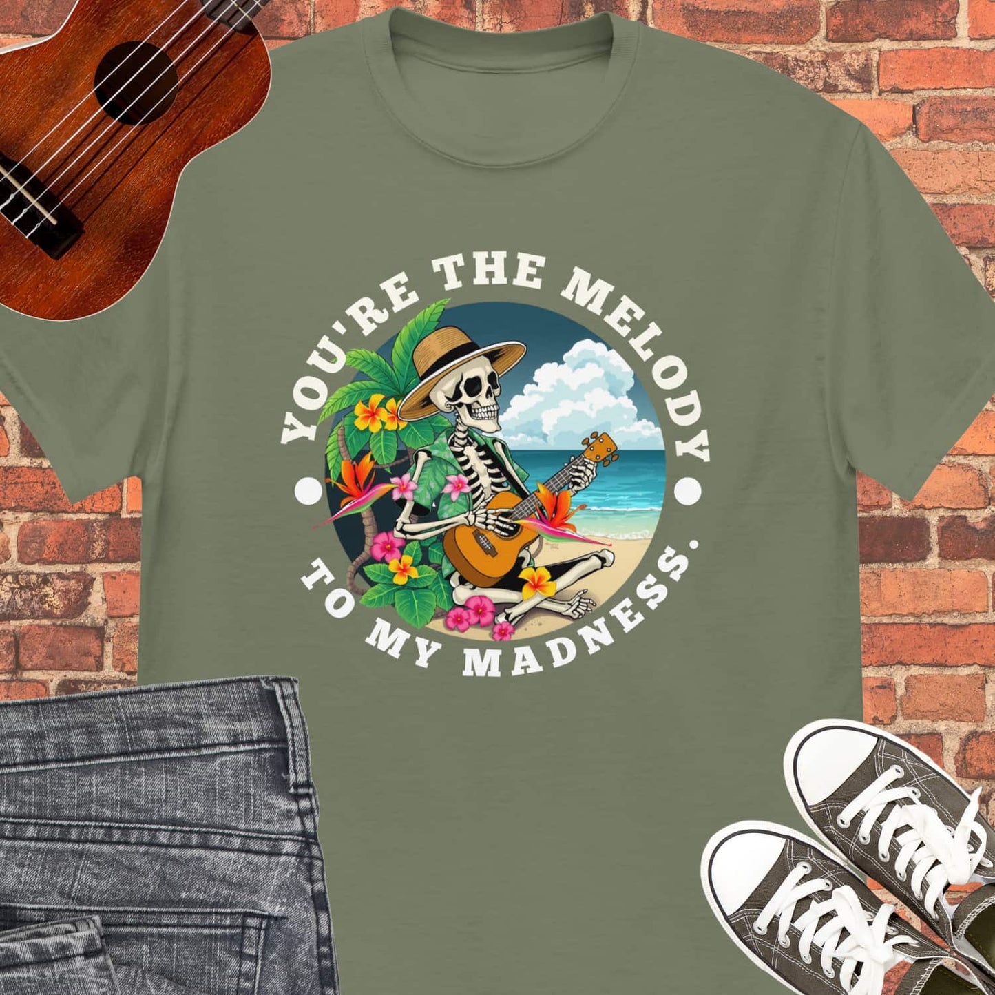 You're the melody to my Madness Unisex tee || Happiness and Music Merch