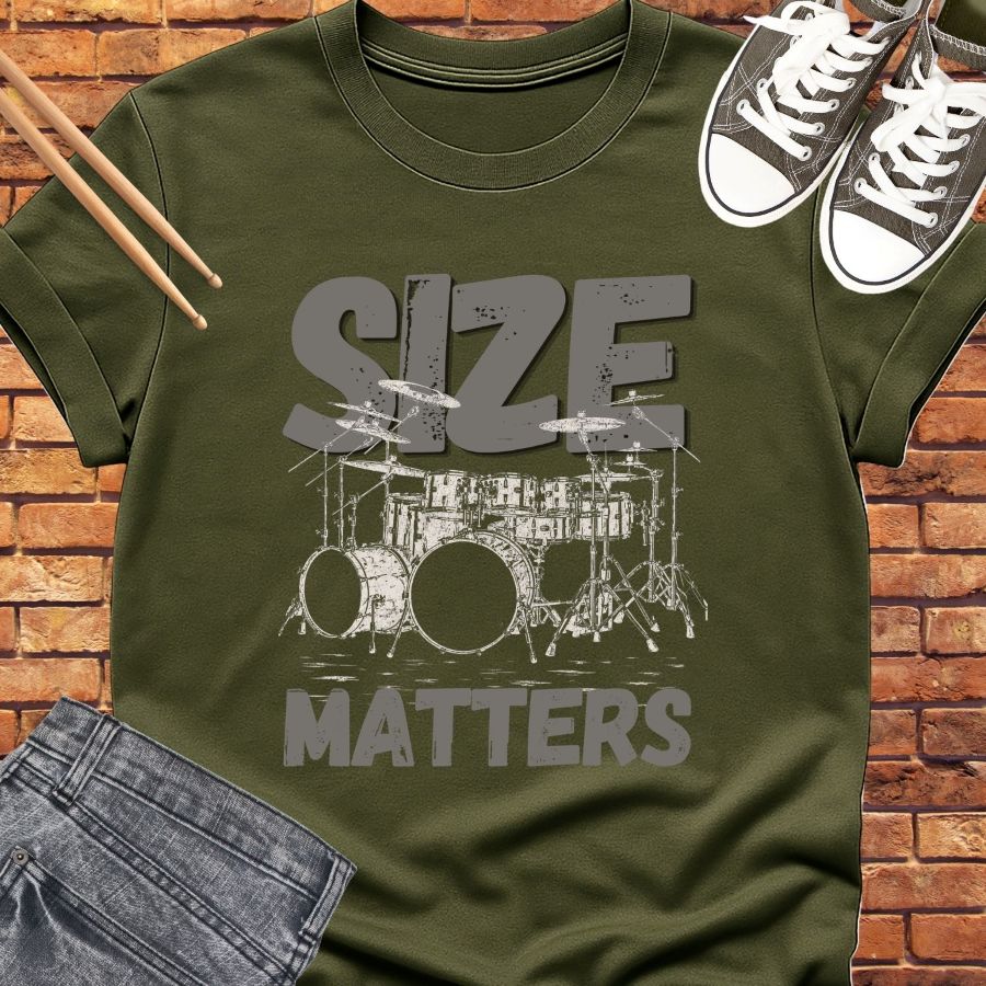 Size Matters tee || Happiness and Music Merch