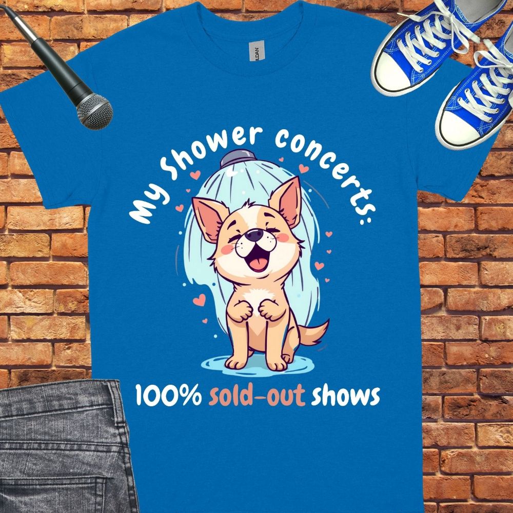 My Shower Concerts Unisex tee || Happiness and Music Merch