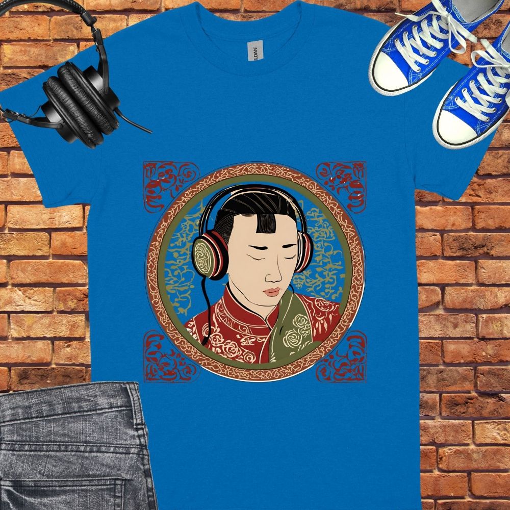 Listening to Music Unisex tee || Happiness and Music Merch