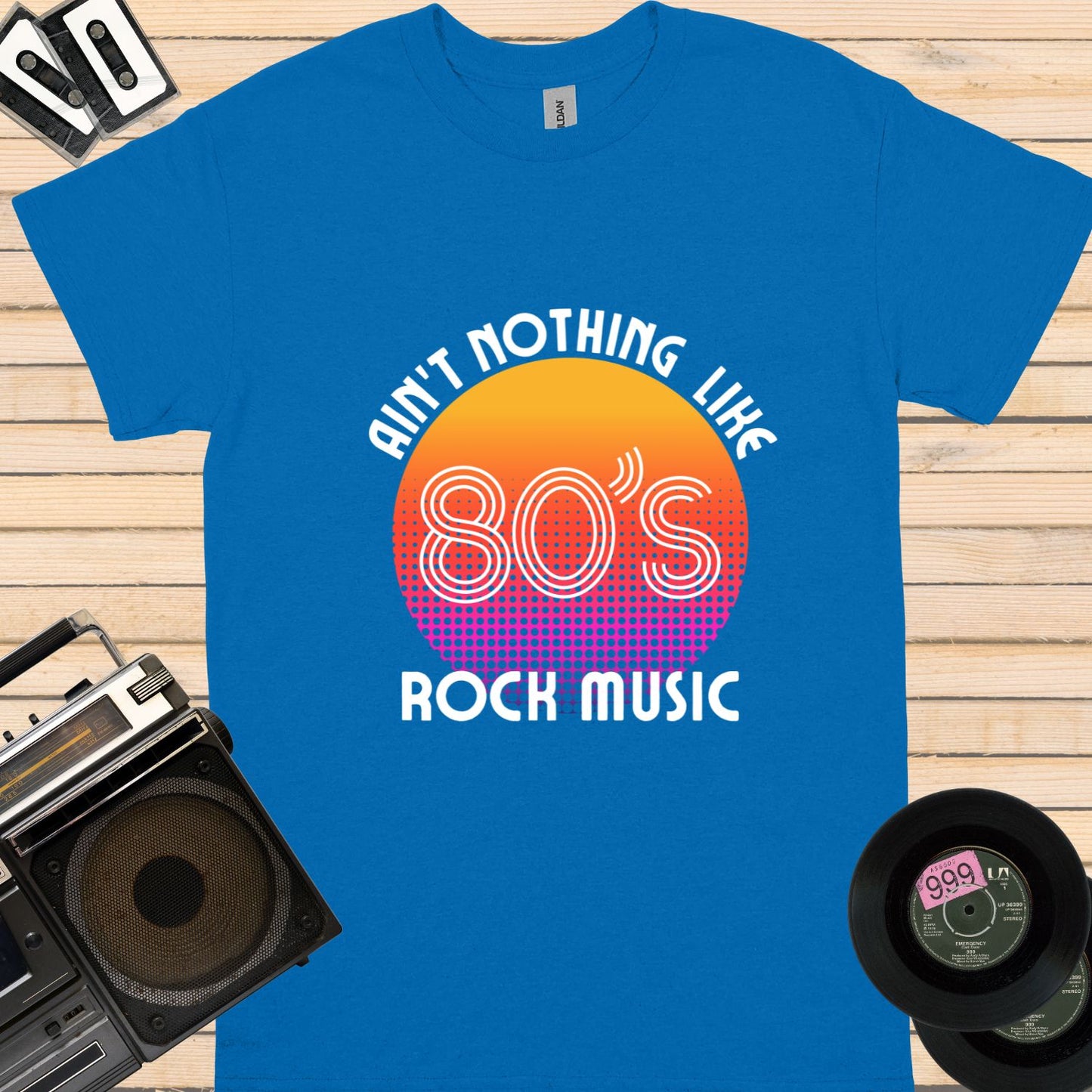 Ain't Nothing Like 80s Rock Music tee || Happiness and Music Merch