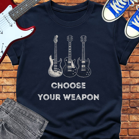 Choose your Weapon classic tee || Happiness and Music Merch