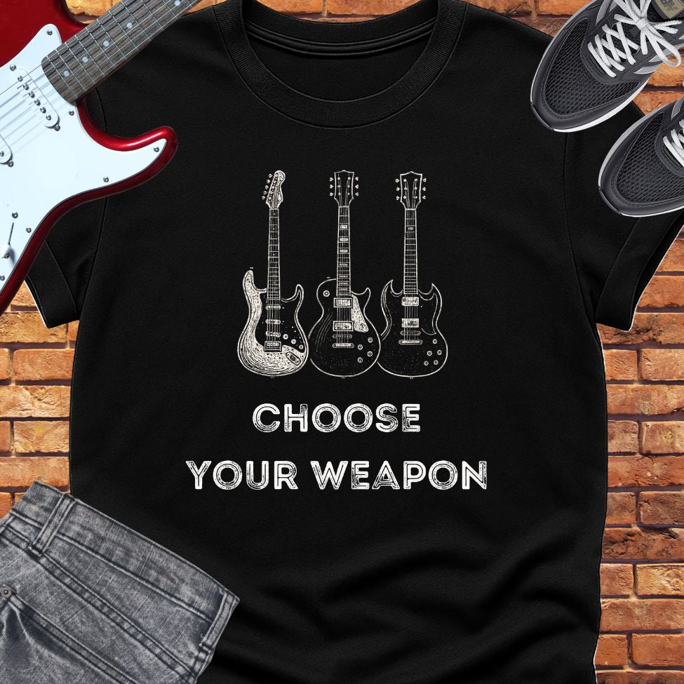 Choose your Weapon classic tee || Happiness and Music Merch