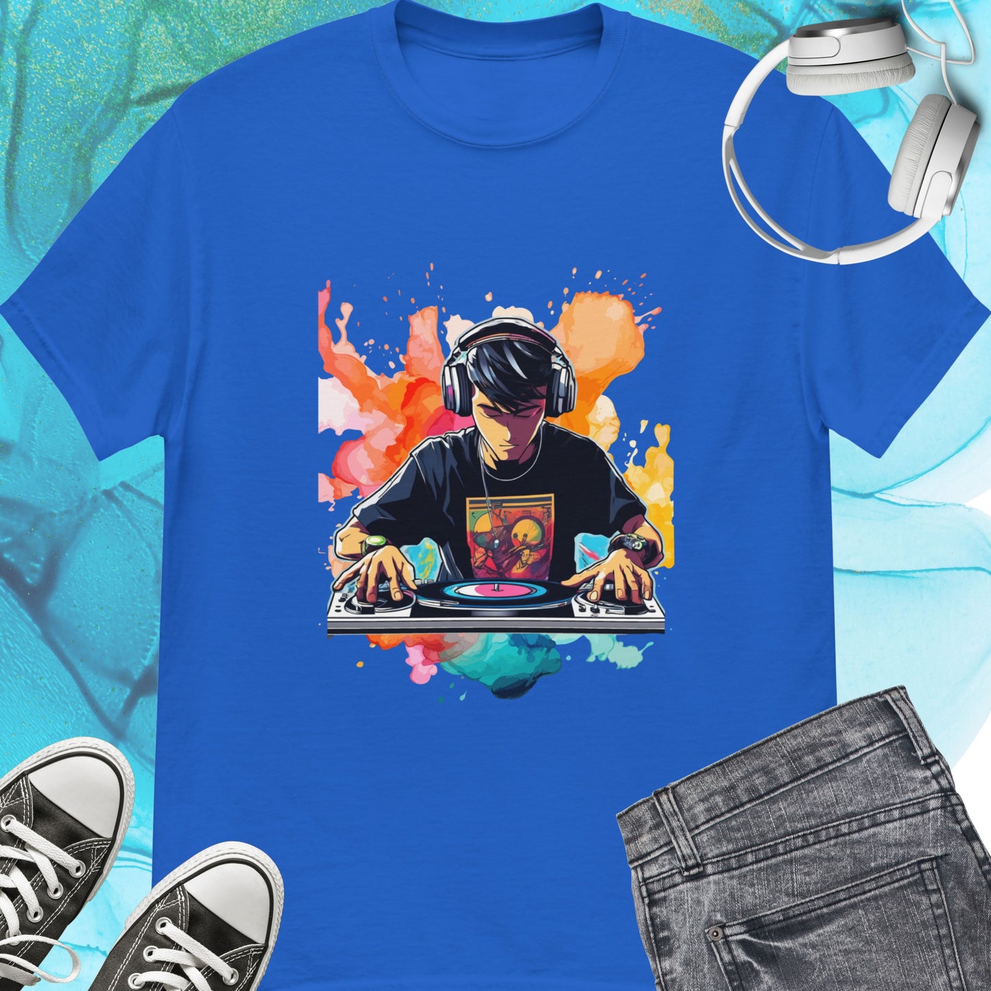 DJ at work Unisex tee || Happiness and Music Merch