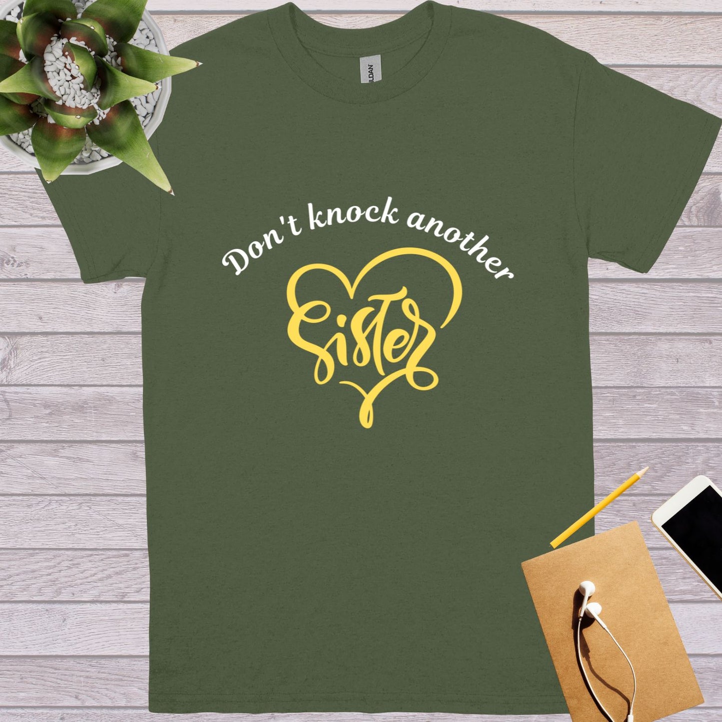 Don't knock another sister Unisex t-shirt || Happiness and Music Merch