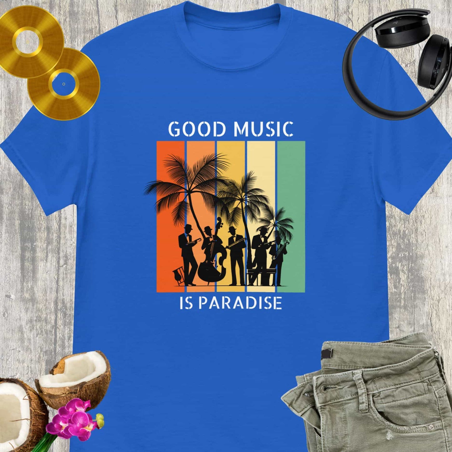 Good Music is Paradise Unisex tee || Happiness and Music Merch