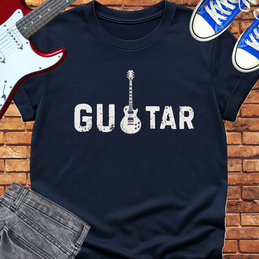 Guitar classic tee || Happiness and Music Merch