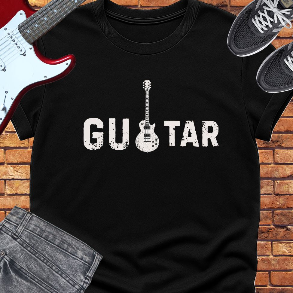 Guitar classic tee || Happiness and Music Merch