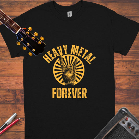 Heavy Metal Forever Unisex  tee || Happiness and Music Merch