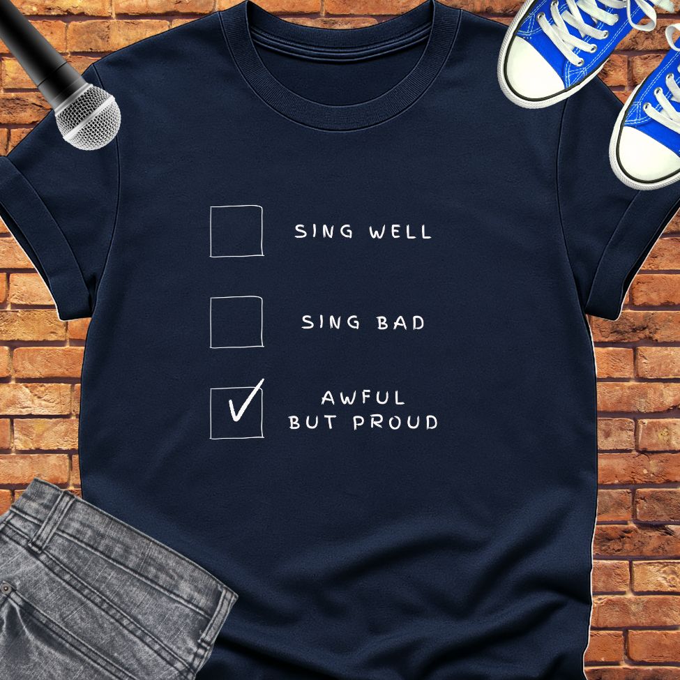 I Sing classic tee || Happiness and Music Merch