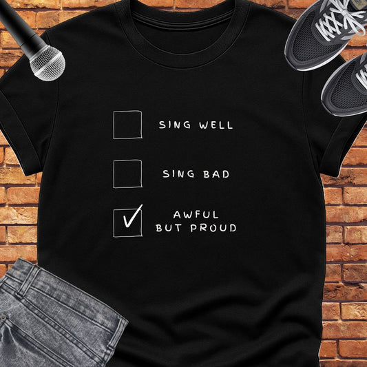 I Sing classic tee || Happiness and Music Merch