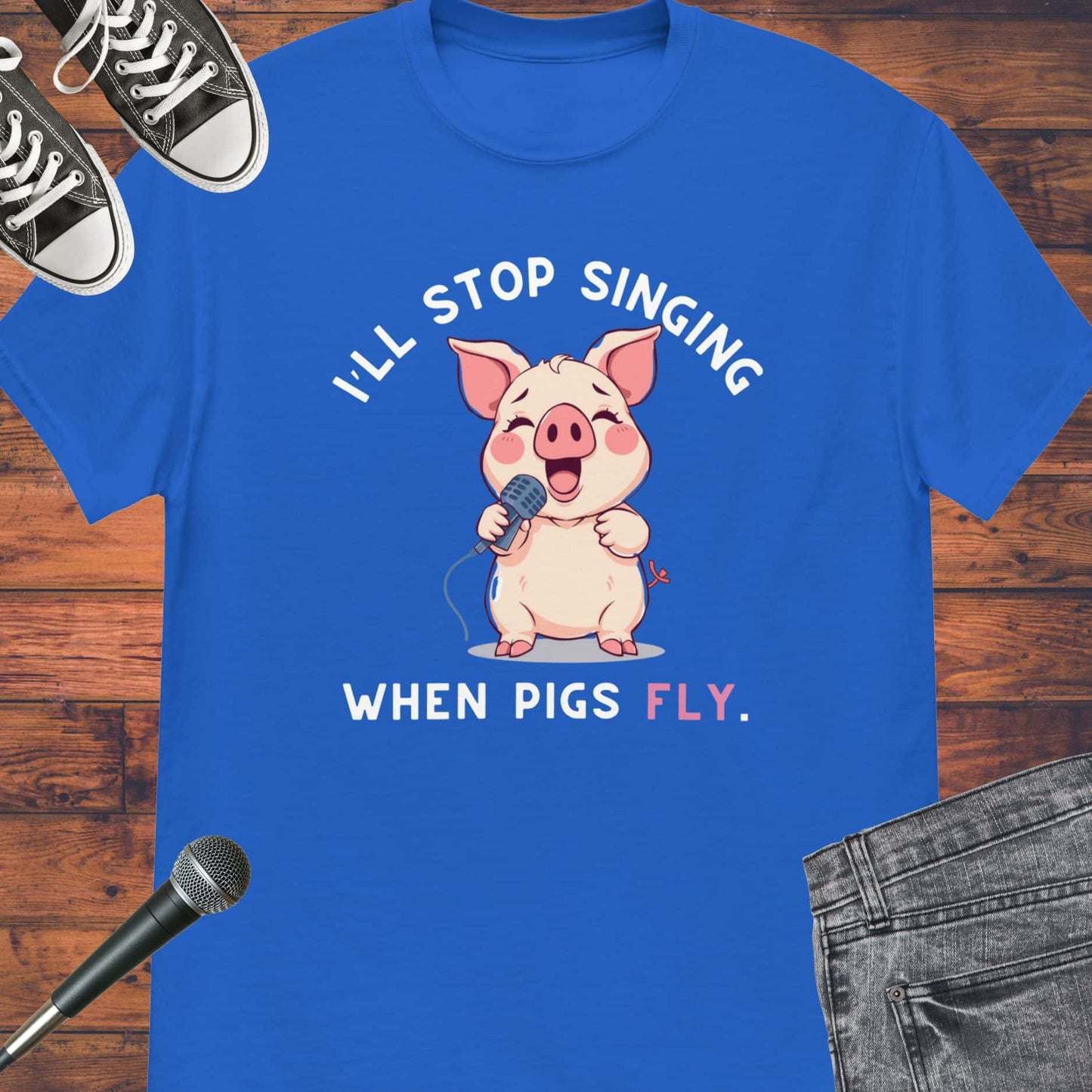 I’ll stop singing Unisex tee || Happiness and Music Merch