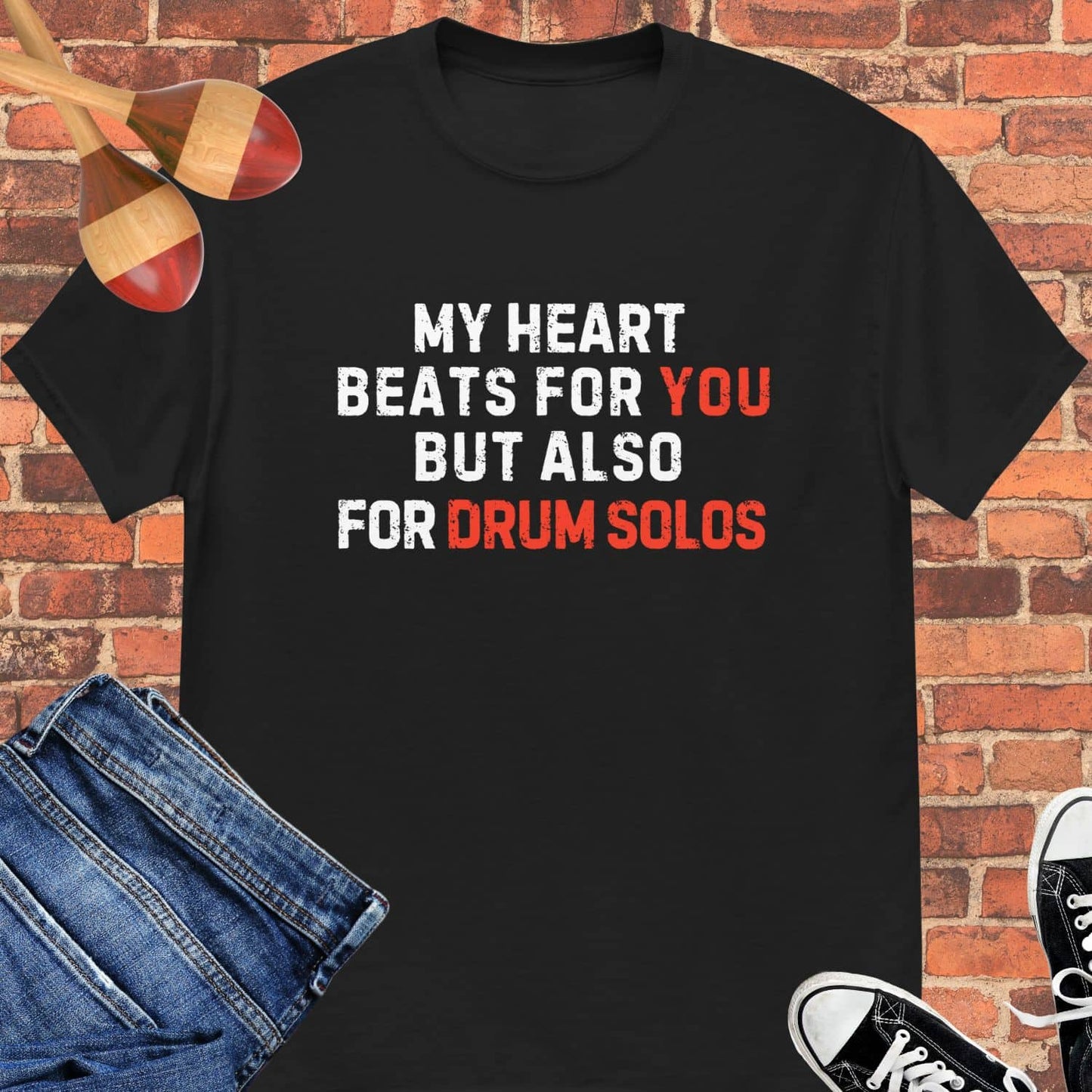 My heart beats for you Unisex tee || Happiness and Music Merch