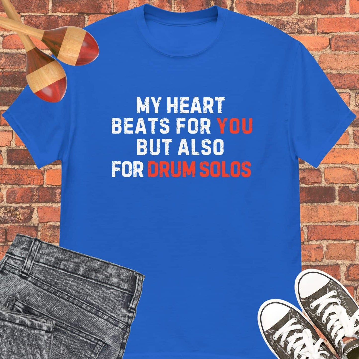 My heart beats for you Unisex tee || Happiness and Music Merch