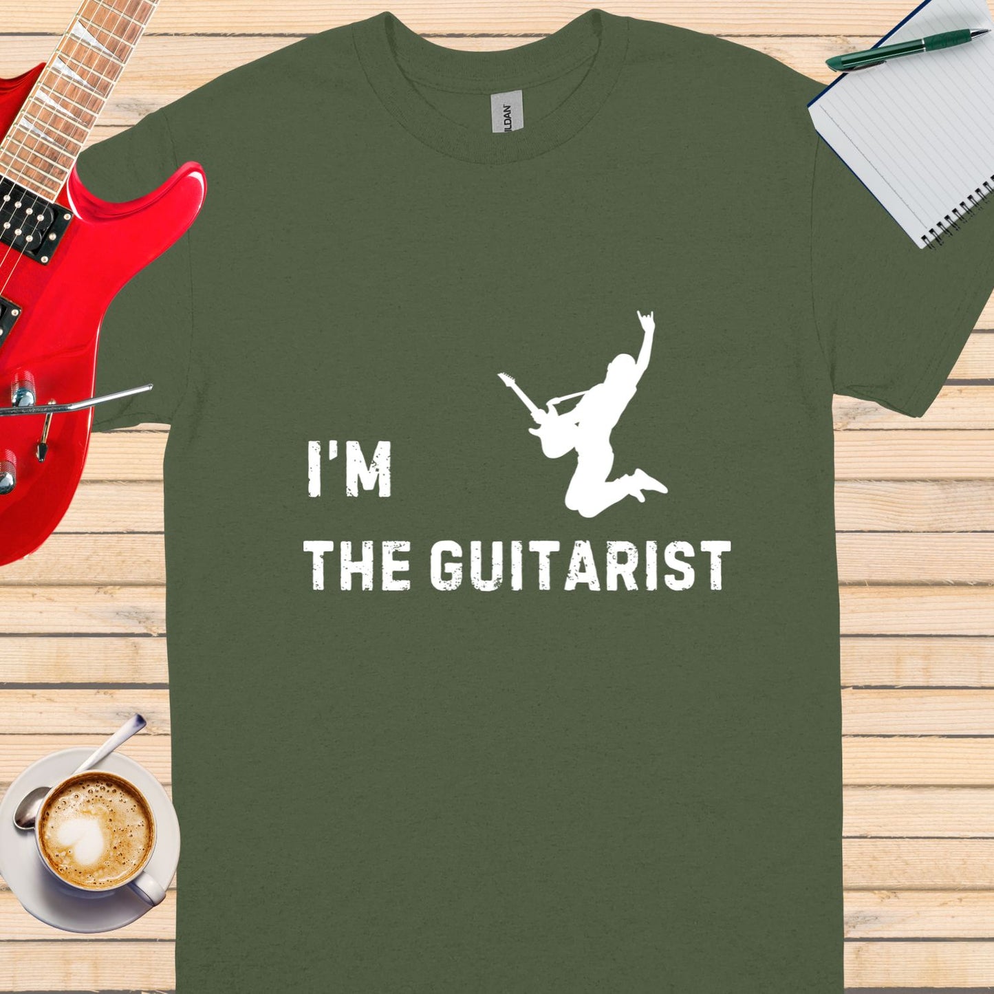 I'm the Guitarist Unisex classic tee || Happiness and Music Merch