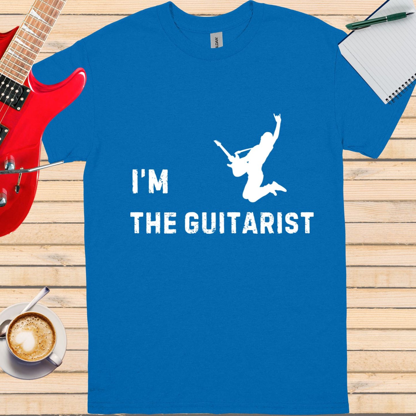 I'm the Guitarist Unisex classic tee || Happiness and Music Merch