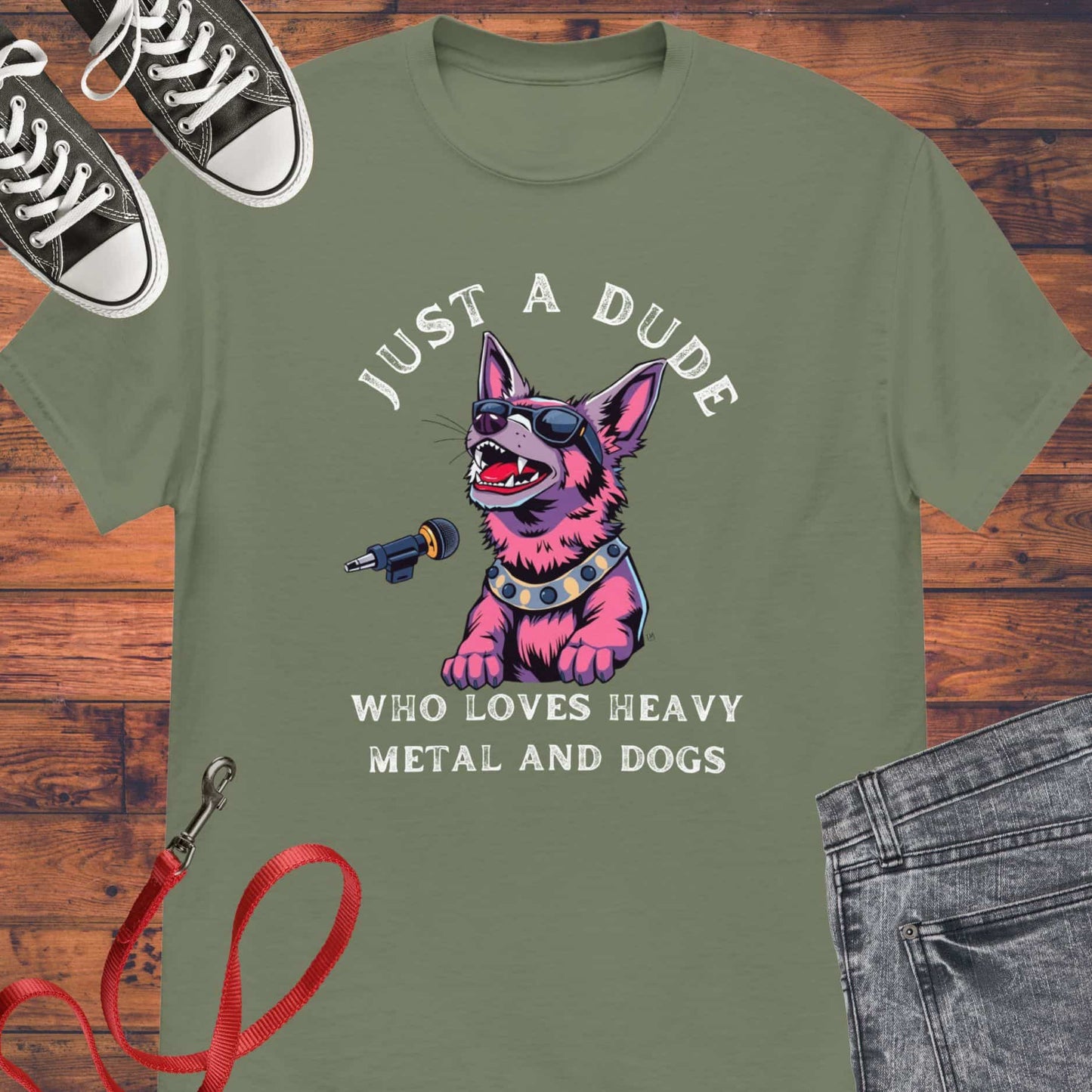 Just a dude Unisex tee || Happiness and Music Merch