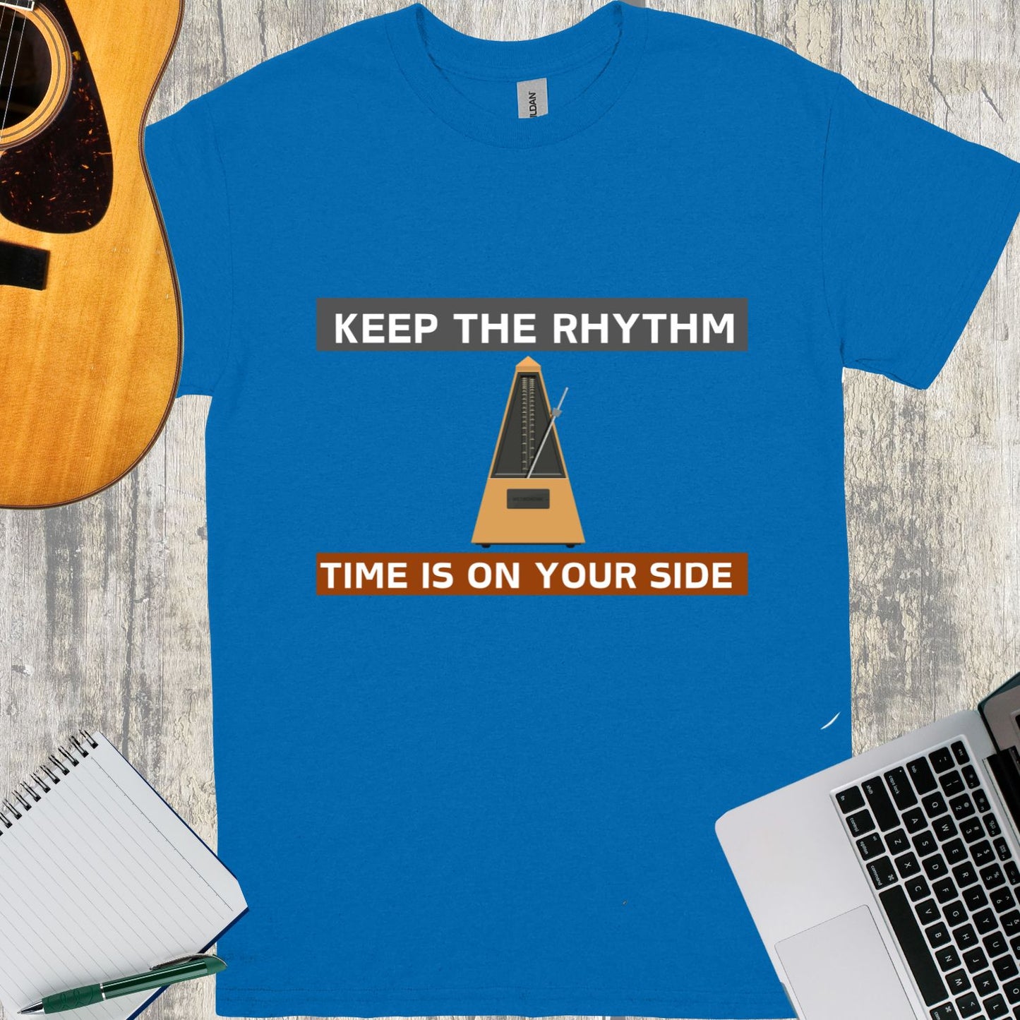 Keep the Rhythm Unisex  tee || Happiness and Music Merch