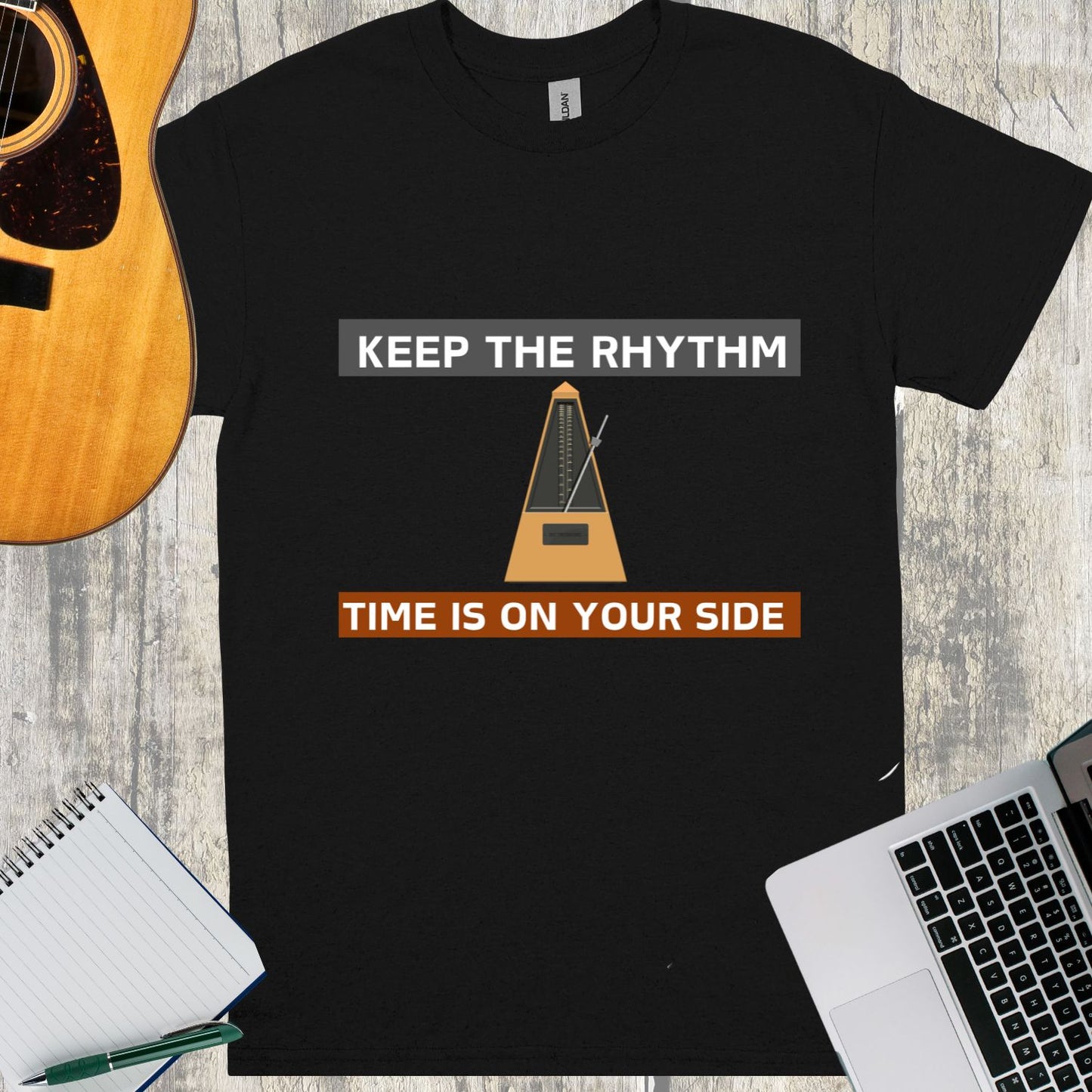 Keep the Rhythm Unisex  tee || Happiness and Music Merch