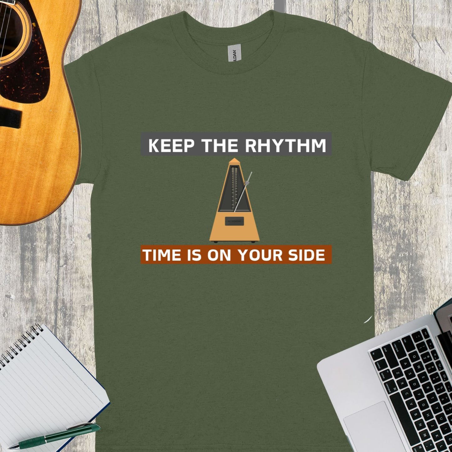 Keep the Rhythm Unisex  tee || Happiness and Music Merch