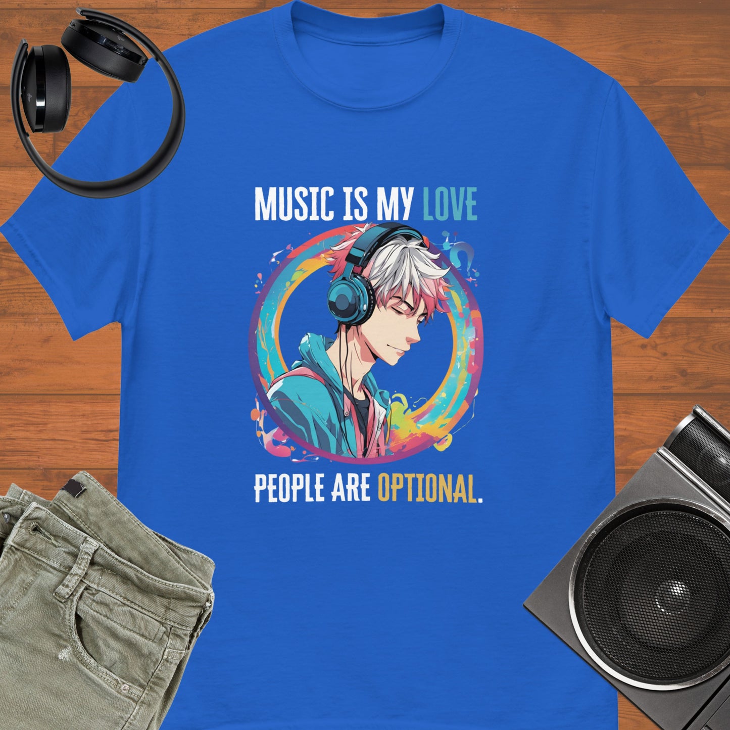 Music is my love Unisex tee || Happiness and Music Merch