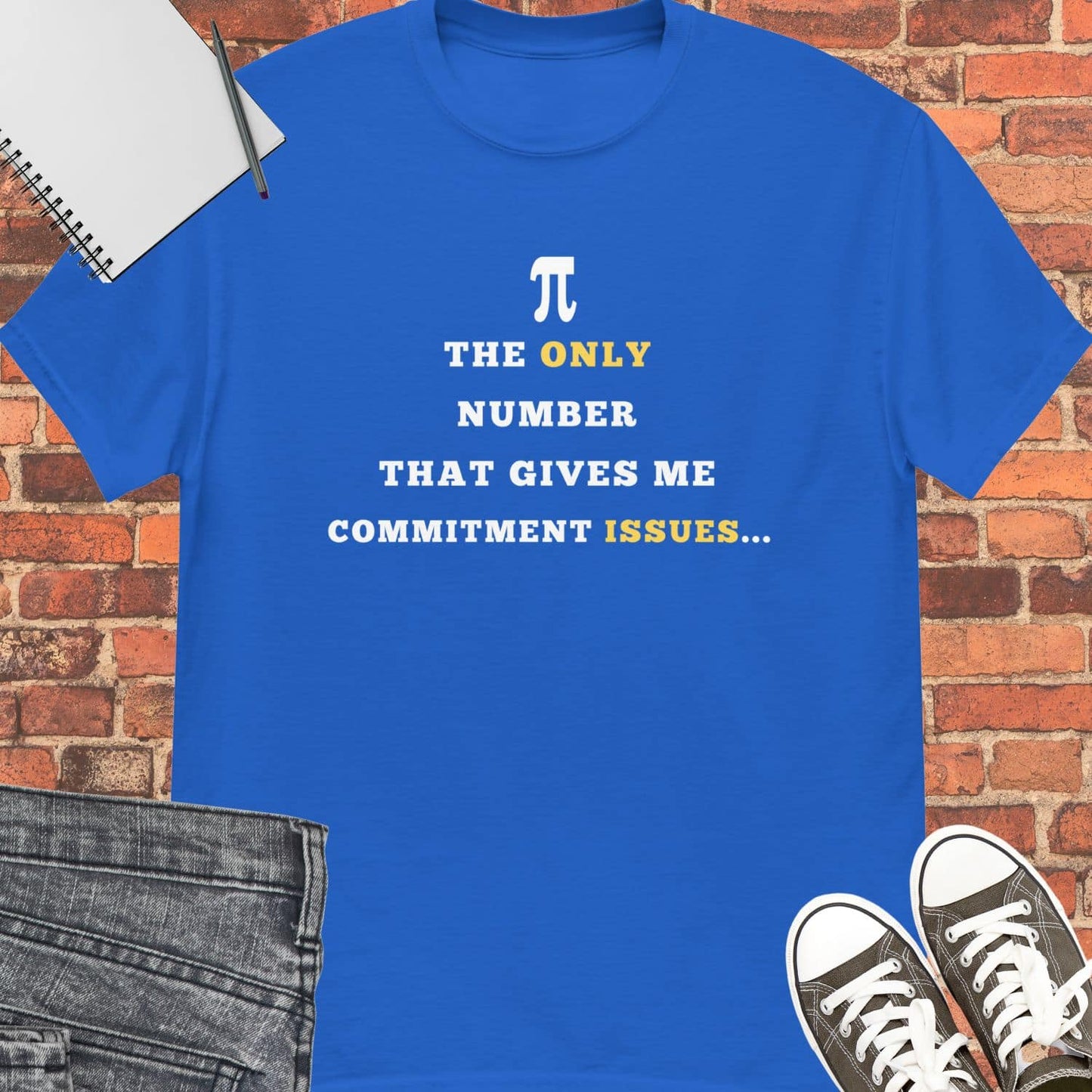 Pi the Only Number Unisex tee || Happiness and Music Merch