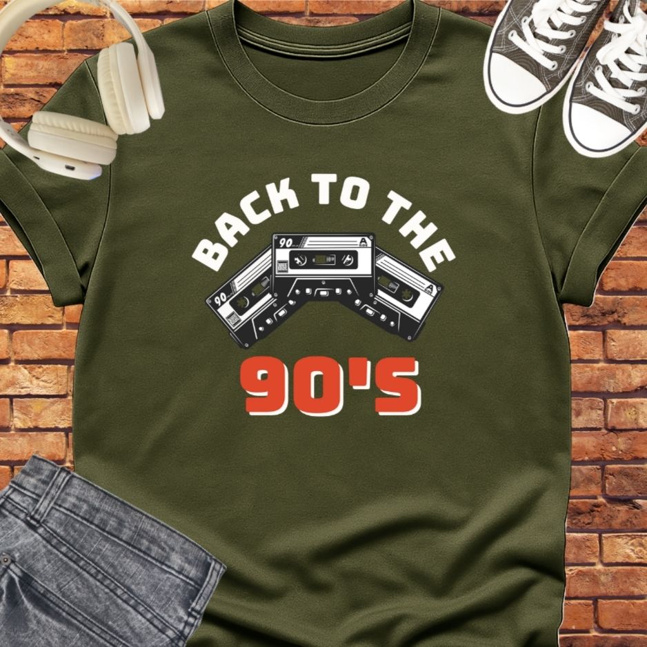 Back to the 90s tee 2 || Happiness and Music Merch