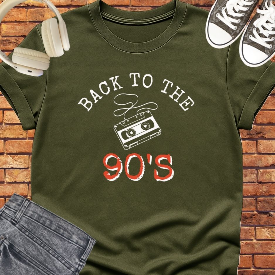 Back to the 90s tee 3 || Happiness and Music Merch
