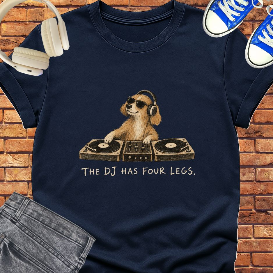 he's not barking tee || Happiness and Music Merch