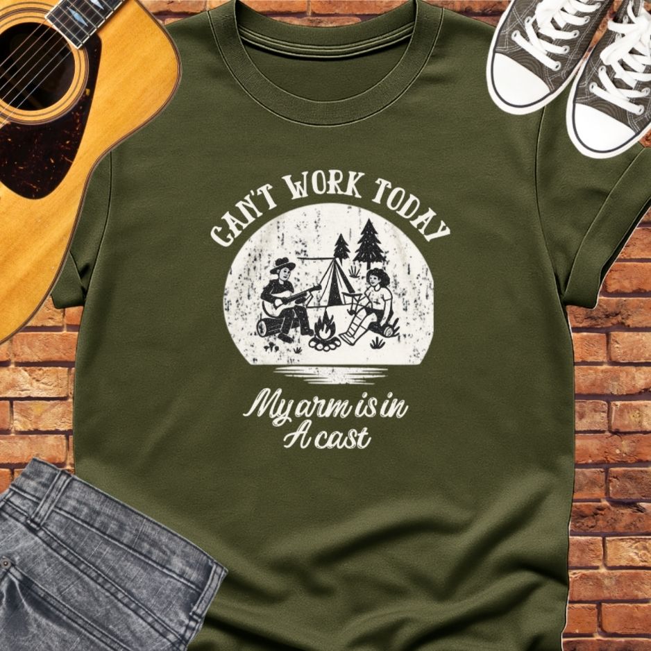 can't work today tee 1 || Happiness and Music Merch