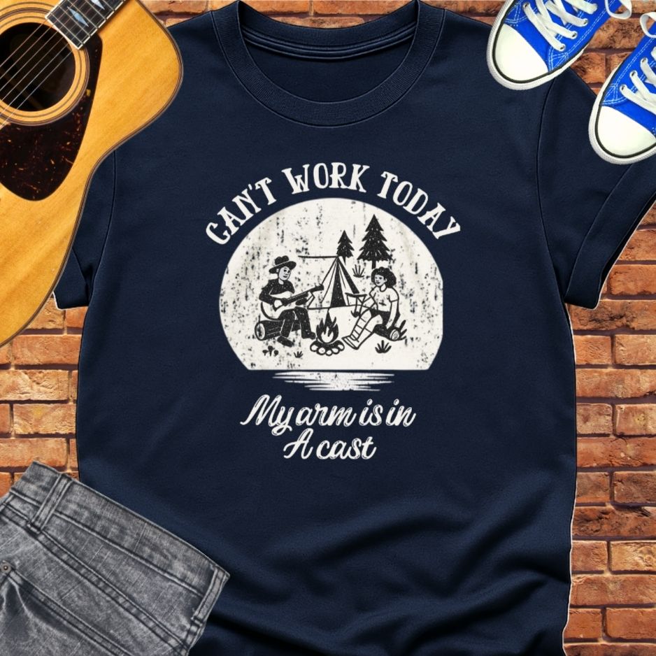 can't work today tee 1 || Happiness and Music Merch