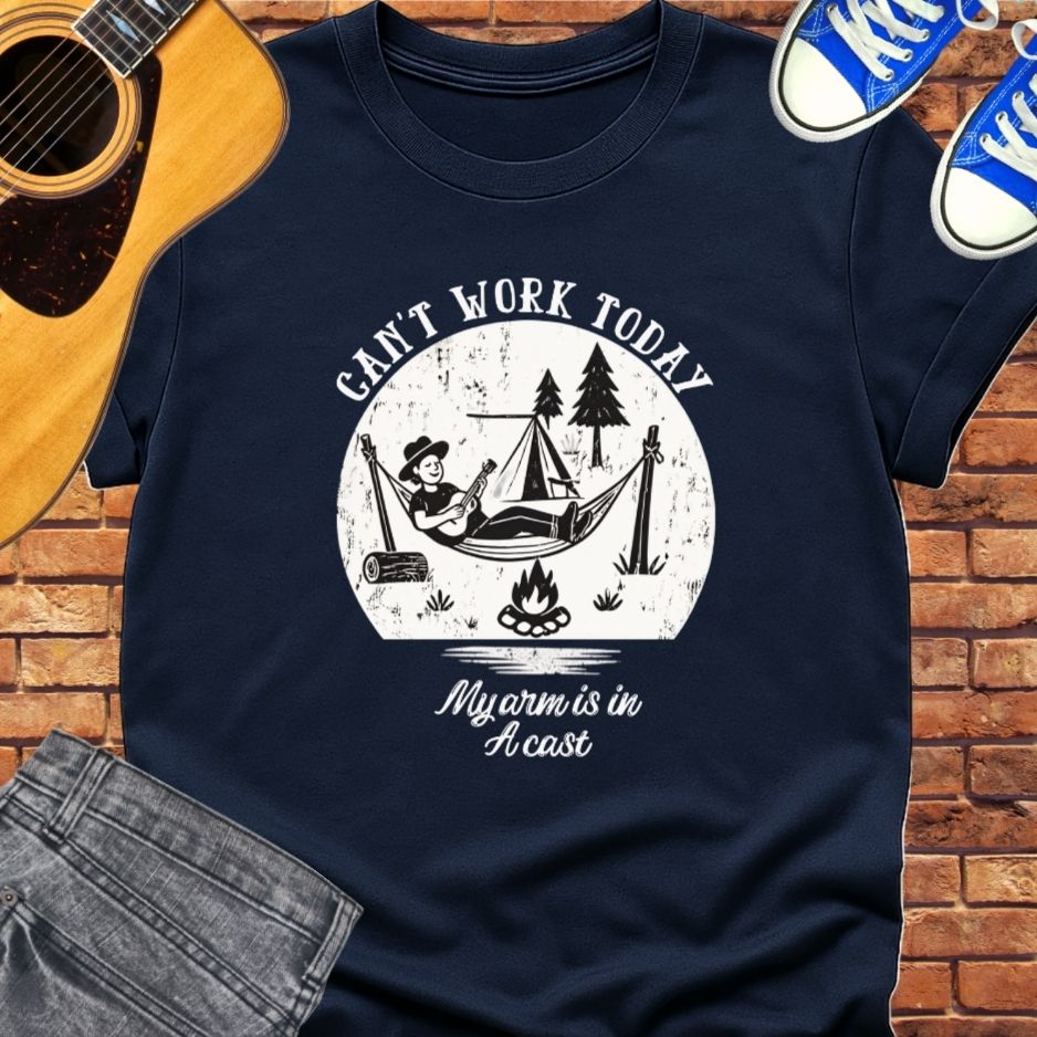 can't work today tee 3 || Happiness and Music Merch