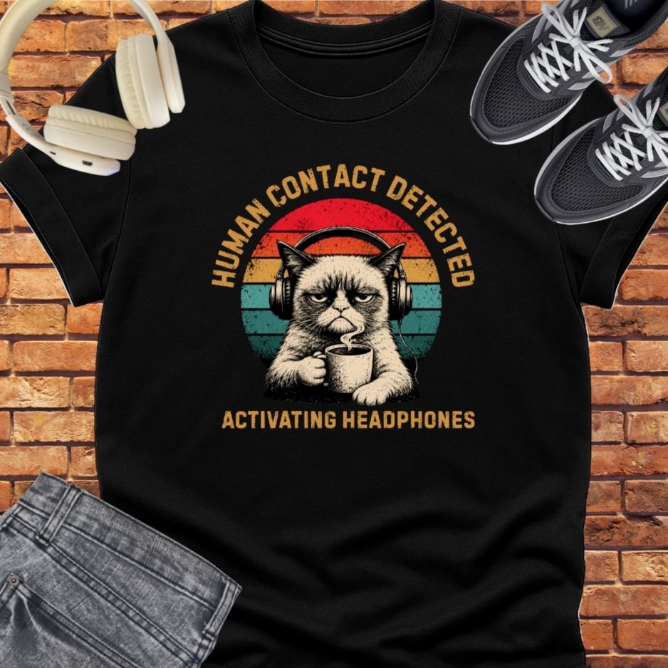 contact detected tee 1 || Happiness and Music Merch