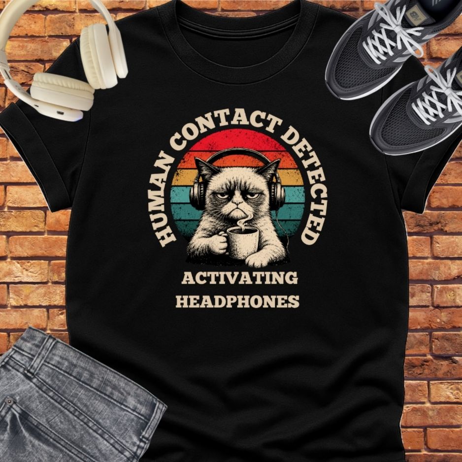 contact detected tee 2|| Happiness and Music Merch