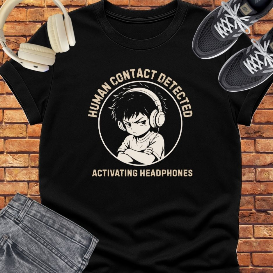 contact detected tee 3|| Happiness and Music Merch