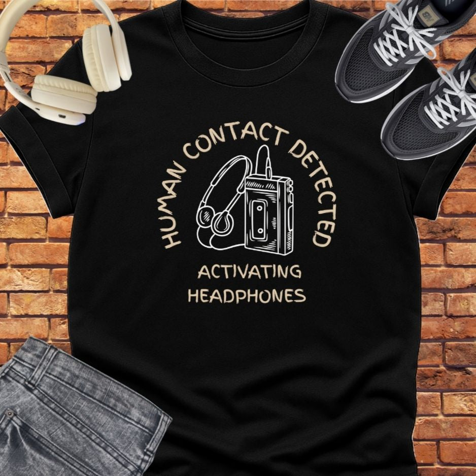 contact detected tee 5 || Happiness and Music Merch