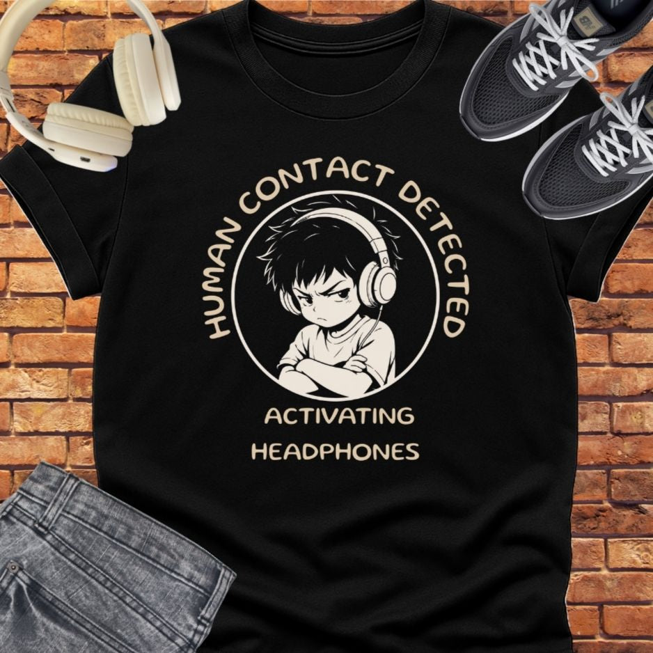 contact detected tee 4|| Happiness and Music Merch