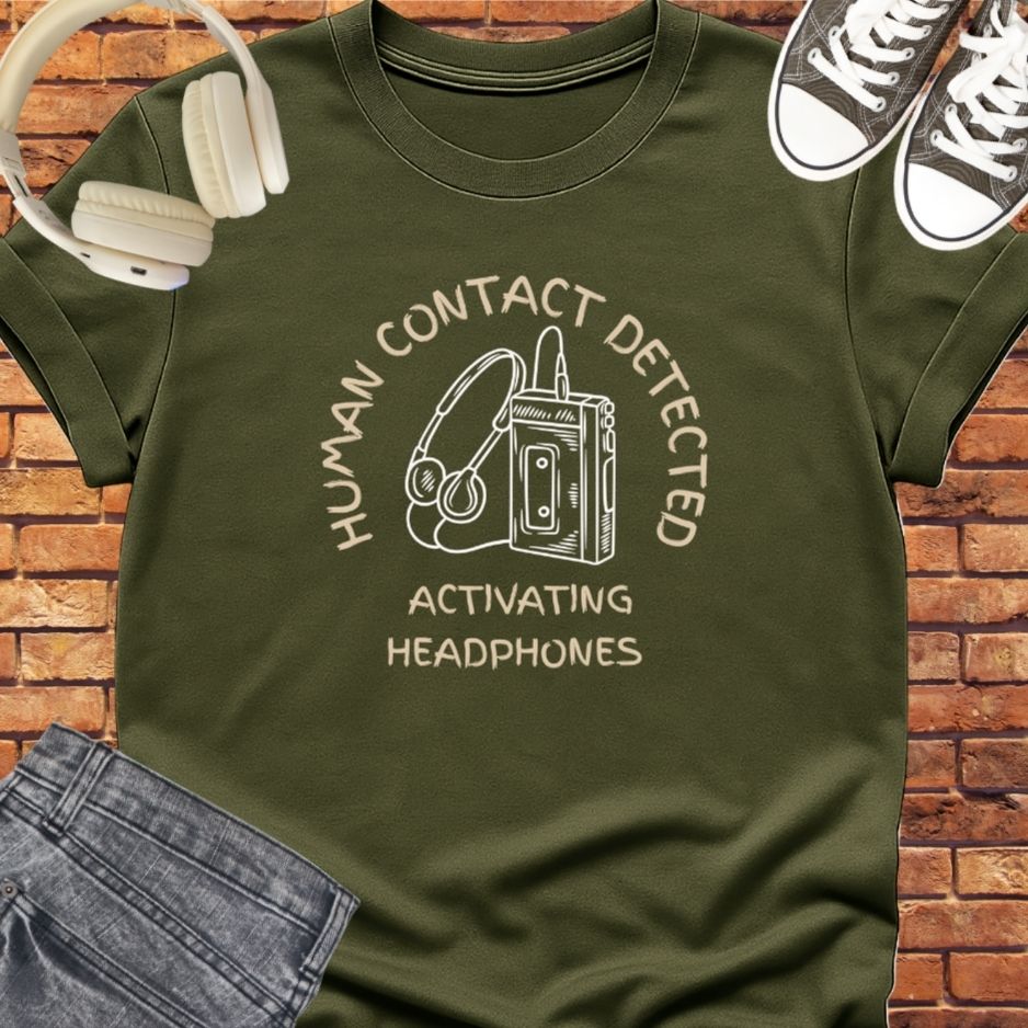 contact detected tee 5 || Happiness and Music Merch