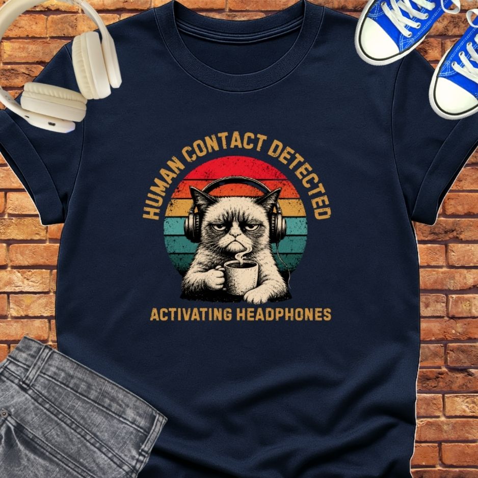 contact detected tee 1 || Happiness and Music Merch