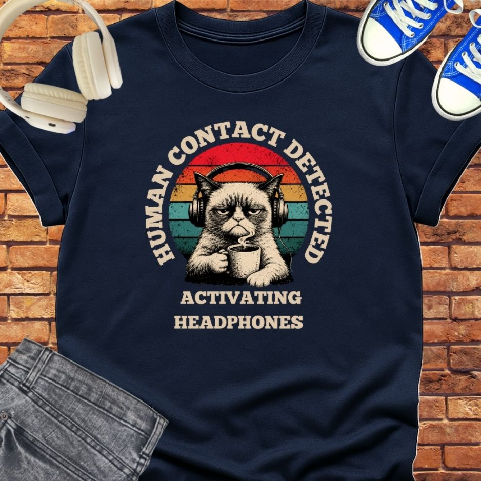 contact detected tee 2|| Happiness and Music Merch