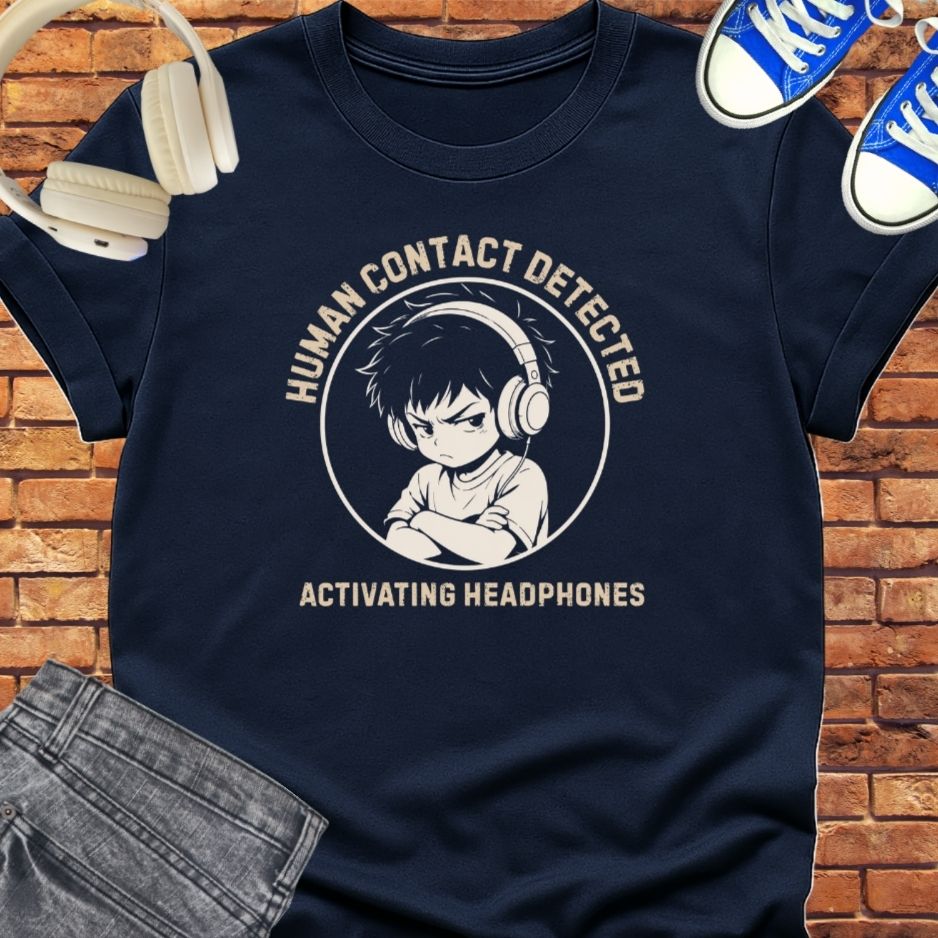 contact detected tee 3|| Happiness and Music Merch