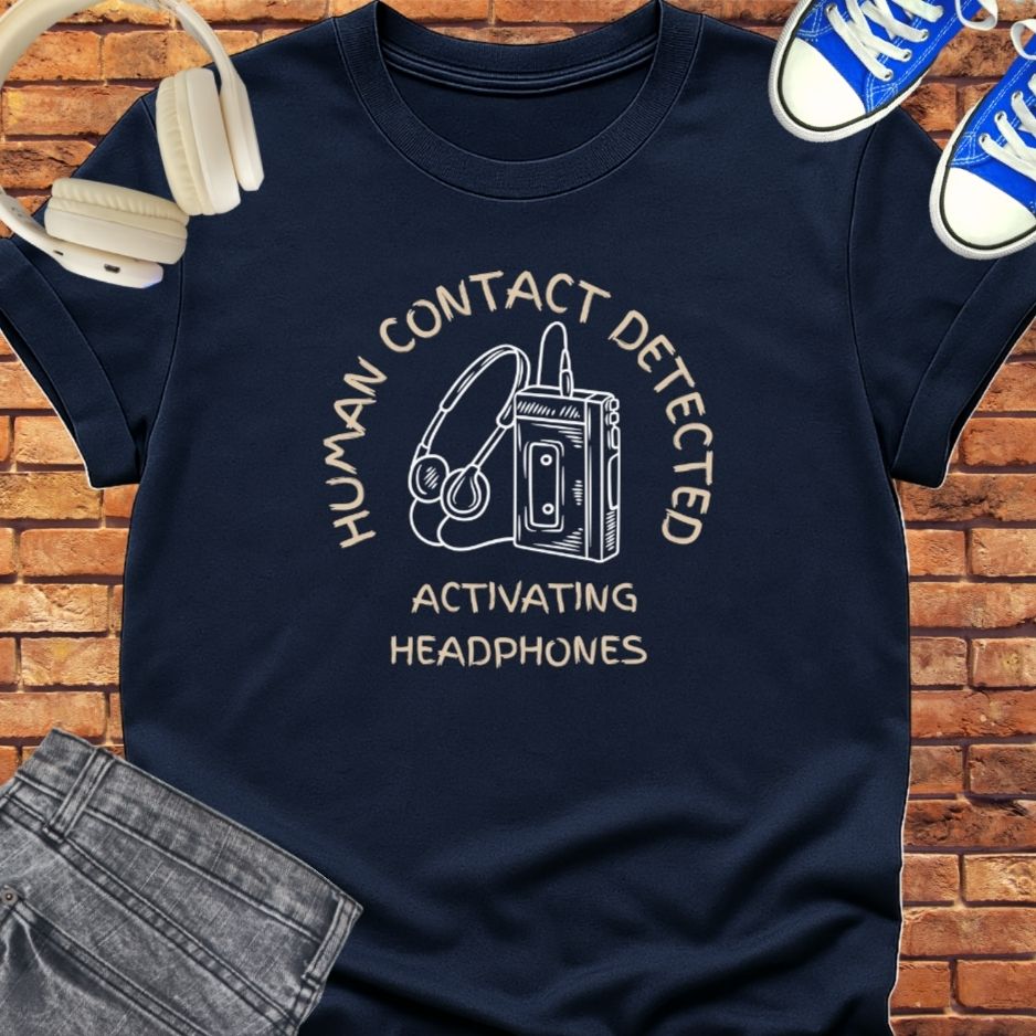 contact detected tee 5 || Happiness and Music Merch