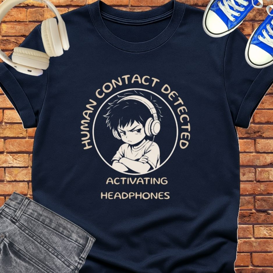 contact detected tee 4|| Happiness and Music Merch